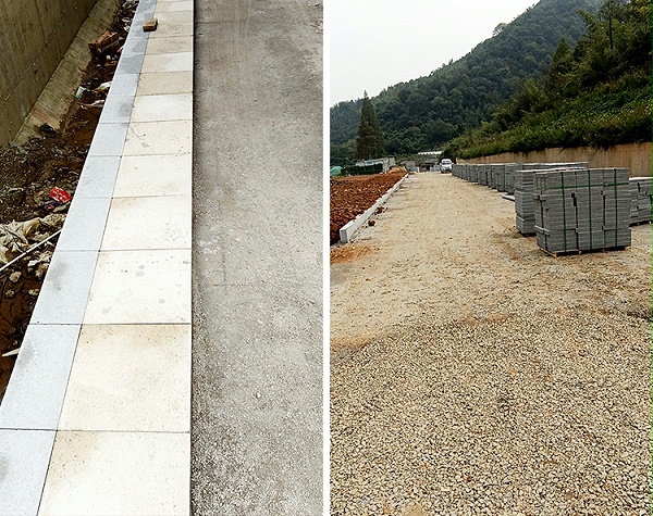 力峰建材丨杭州第一技师学院透水砖应用案例